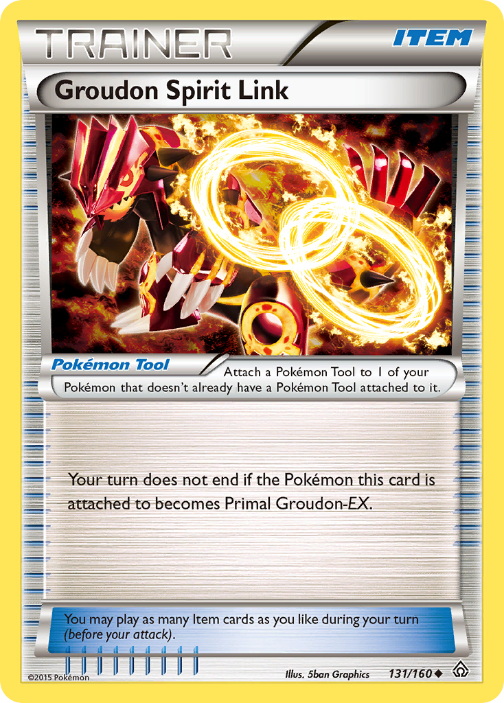 Groudon Spirit Link (131/160) [XY: Primal Clash] | Mega City Incorporated