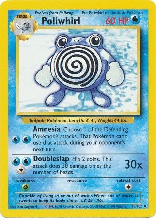 Poliwhirl (38/102) [Base Set Unlimited] | Mega City Incorporated