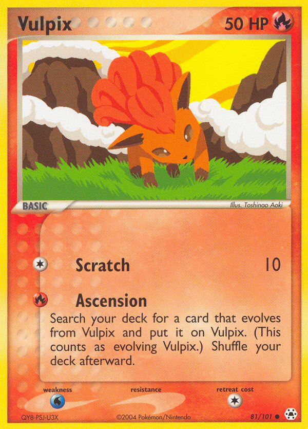 Vulpix (81/101) [EX: Hidden Legends] | Mega City Incorporated