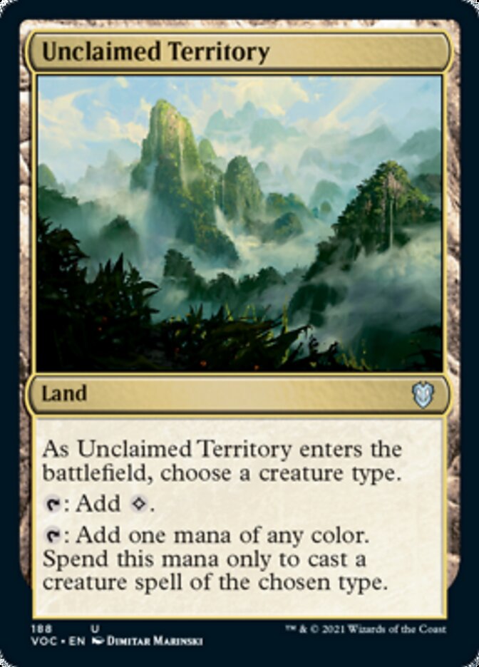 Unclaimed Territory [Innistrad: Crimson Vow Commander] | Mega City Incorporated
