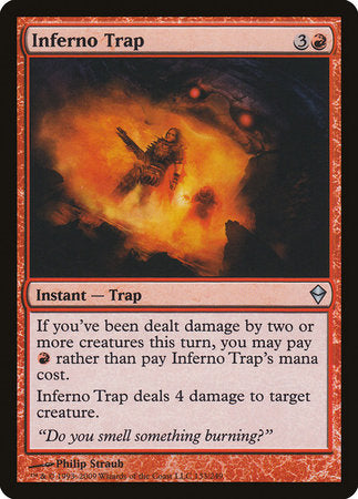 Inferno Trap [Zendikar] | Mega City Incorporated