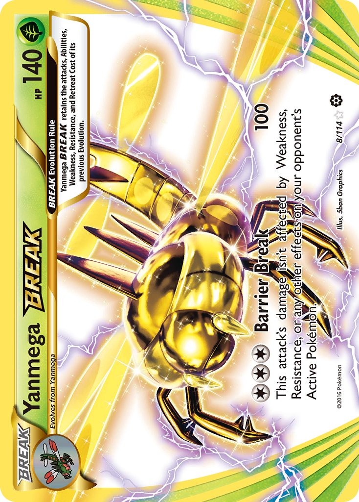 Yanmega BREAK (8/114) [XY: Steam Siege] | Mega City Incorporated