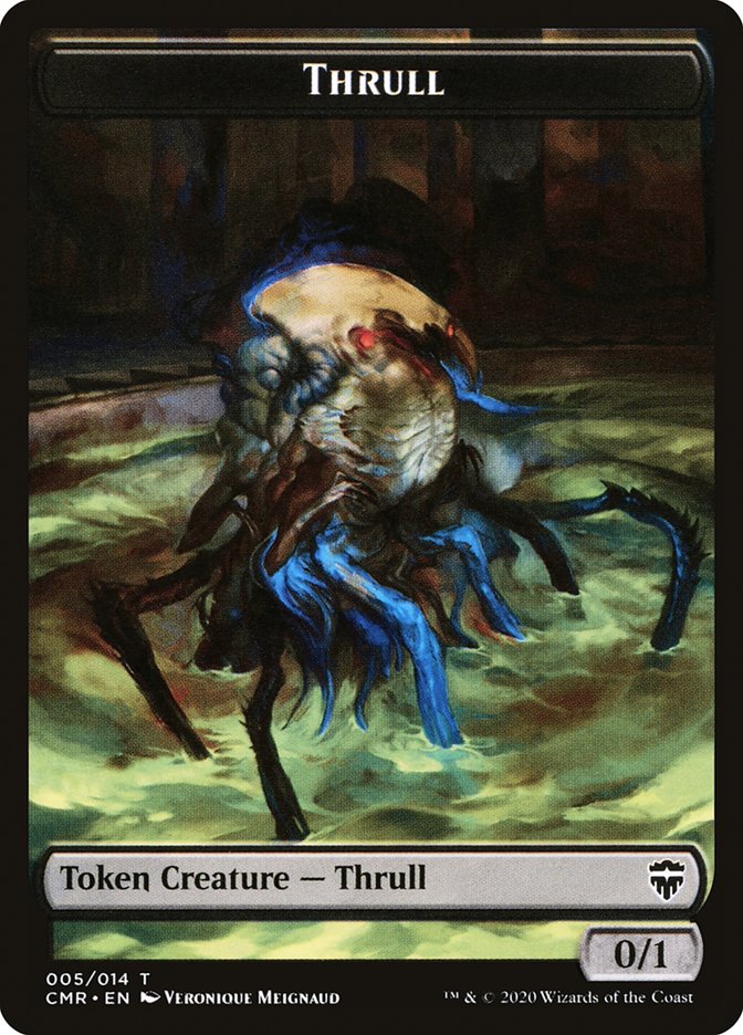 Horror // Thrull Token [Commander Legends Tokens] | Mega City Incorporated