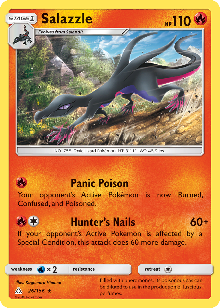 Salazzle (26/156) [Sun & Moon: Ultra Prism] | Mega City Incorporated