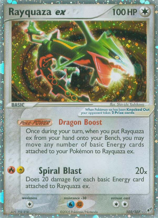 Rayquaza ex (102/107) [EX: Deoxys] | Mega City Incorporated