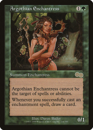 Argothian Enchantress [Urza's Saga] | Mega City Incorporated