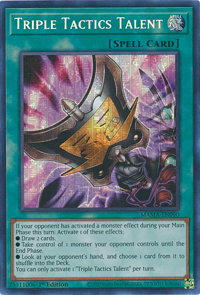 Triple Tactics Talent [MAMA-EN090] Ultra Pharaoh's Rare | Mega City Incorporated