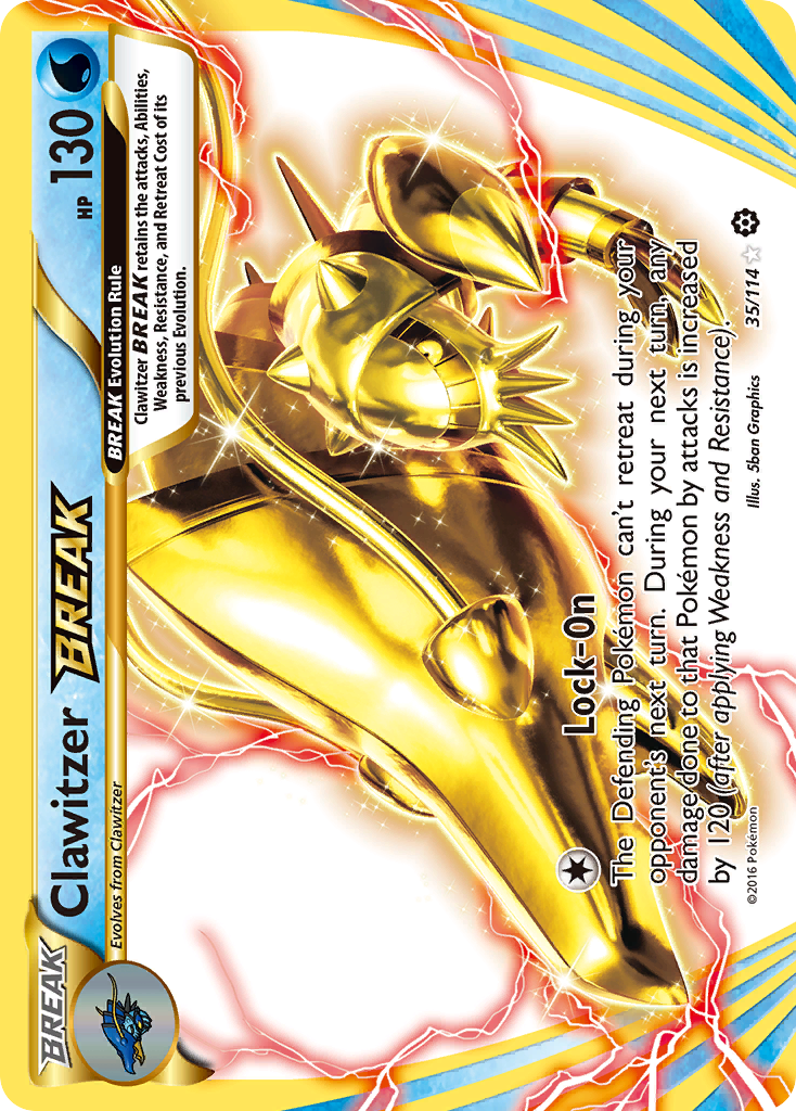 Clawitzer BREAK (35/114) [XY: Steam Siege] | Mega City Incorporated