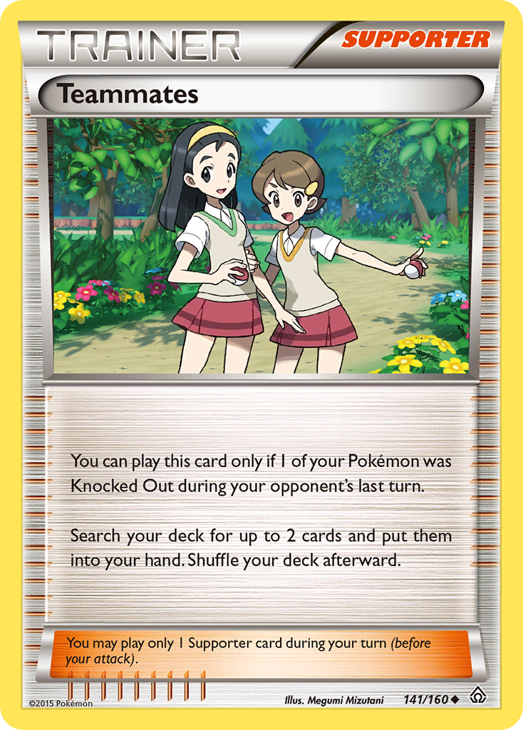 Teammates (141/160) [XY: Primal Clash] | Mega City Incorporated