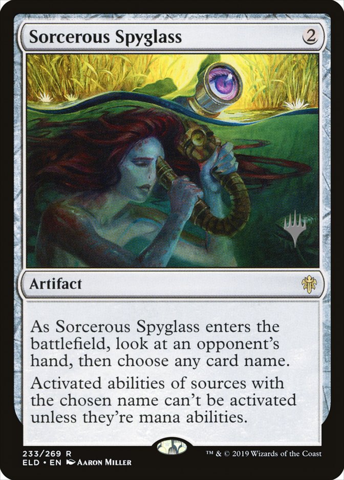 Sorcerous Spyglass (Promo Pack) [Throne of Eldraine Promos] | Mega City Incorporated