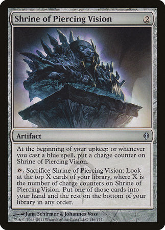 Shrine of Piercing Vision [New Phyrexia] | Mega City Incorporated