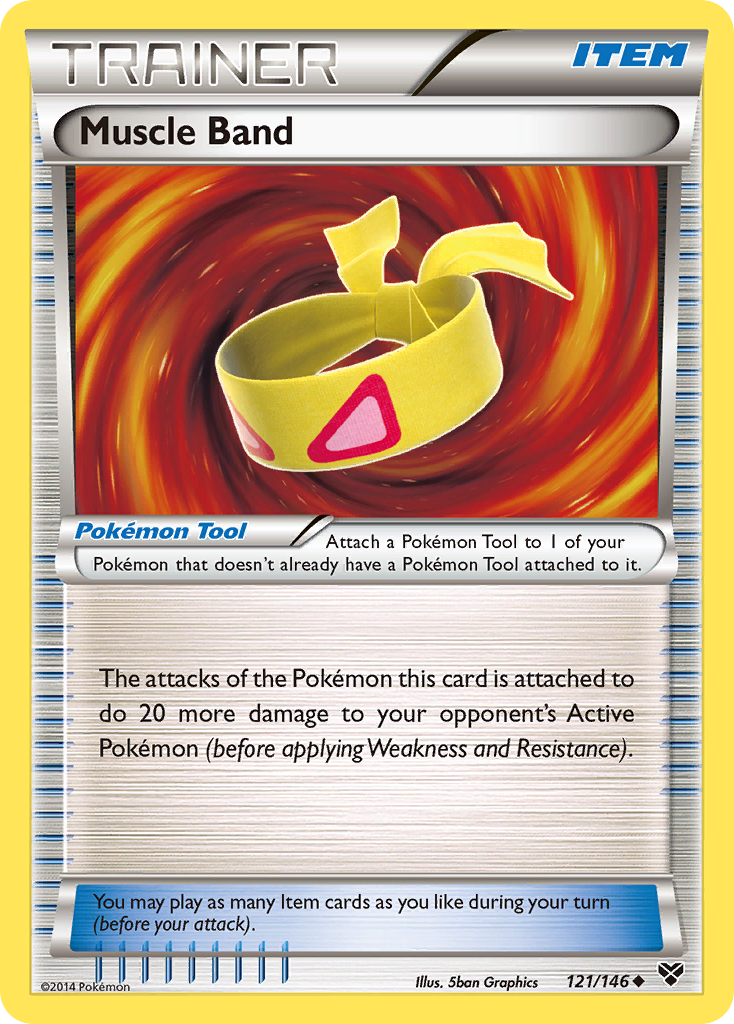 Muscle Band (121/146) [XY: Base Set] | Mega City Incorporated