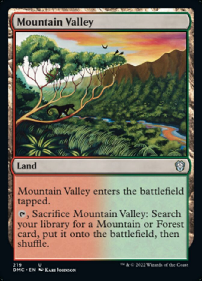 Mountain Valley [Dominaria United Commander] | Mega City Incorporated