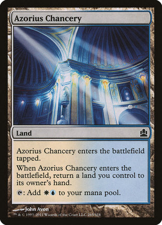 Azorius Chancery [Commander 2011] | Mega City Incorporated