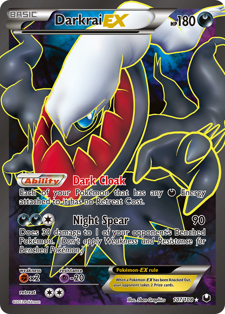 Darkrai EX (107/108) [Black & White: Dark Explorers] | Mega City Incorporated