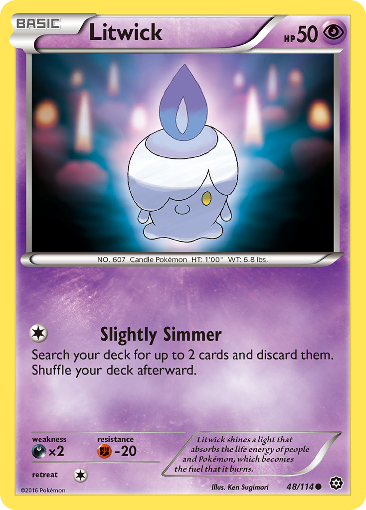 Litwick (48/114) [XY: Steam Siege] | Mega City Incorporated