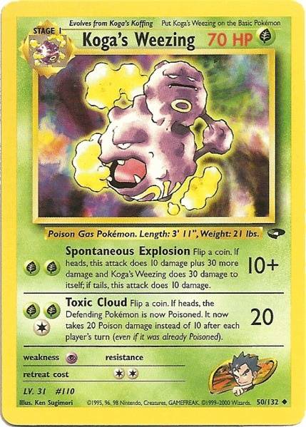Koga's Weezing (50/132) [Gym Challenge Unlimited] | Mega City Incorporated