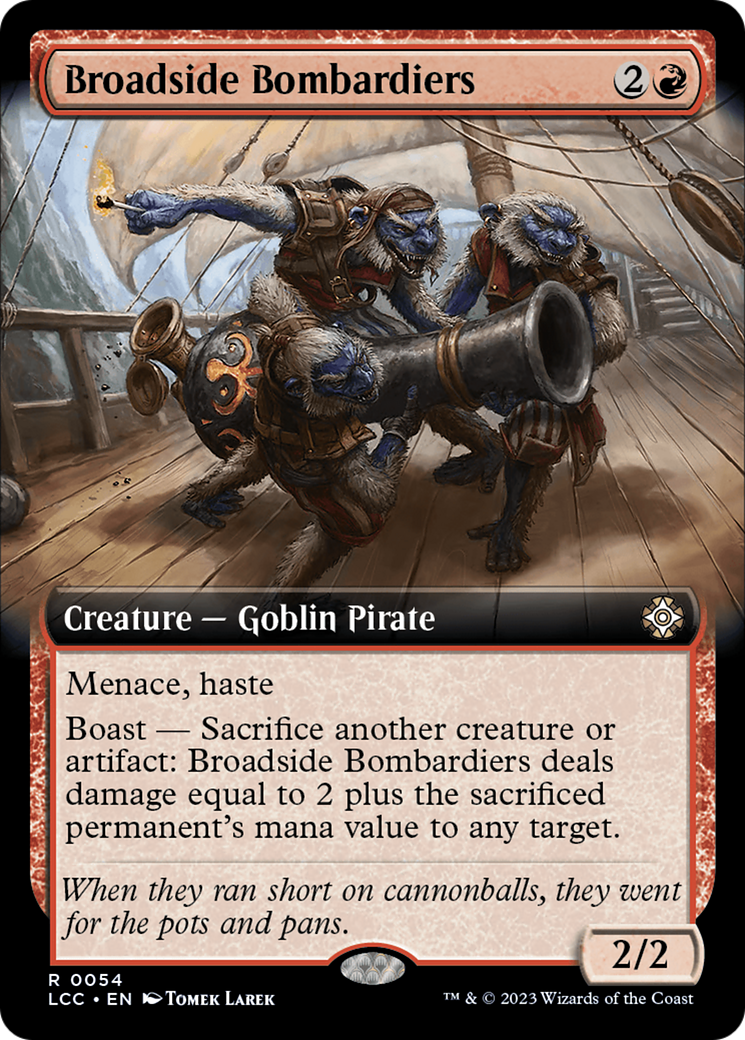 Broadside Bombardiers (Extended Art) [The Lost Caverns of Ixalan Commander] | Mega City Incorporated