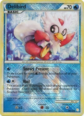 Delibird (39/123) (League Promo) [HeartGold & SoulSilver: Base Set] | Mega City Incorporated