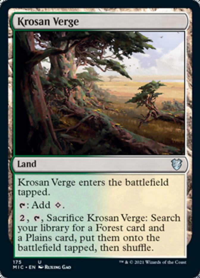 Krosan Verge [Innistrad: Midnight Hunt Commander] | Mega City Incorporated