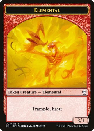 Elemental Token [Dominaria Tokens] | Mega City Incorporated