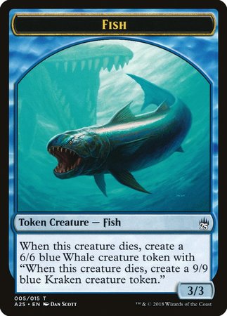 Fish Token (005) [Masters 25 Tokens] | Mega City Incorporated