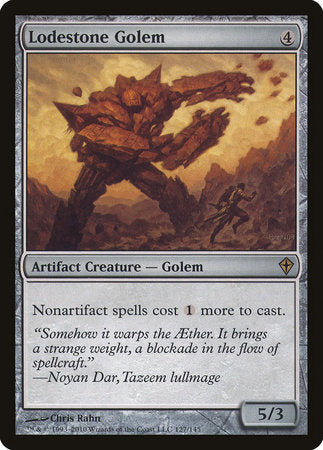 Lodestone Golem [Worldwake] | Mega City Incorporated