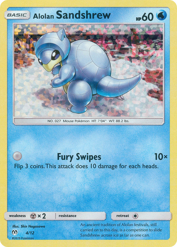 Alolan Sandshrew (4/12) [McDonald's Promos: 2019 Collection] | Mega City Incorporated