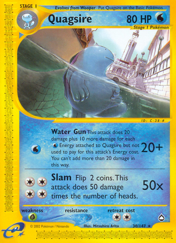 Quagsire (30/147) [Aquapolis] | Mega City Incorporated