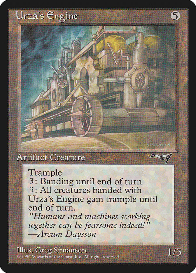 Urza's Engine [Alliances] | Mega City Incorporated