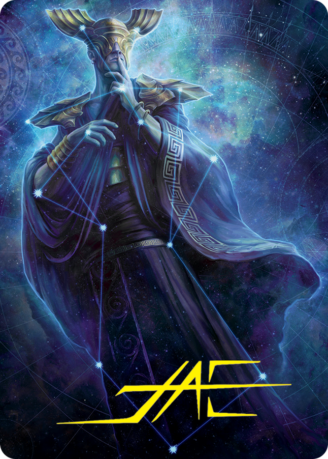 Atris, Oracle of Half-Truths Art Card (Gold-Stamped Signature) [March of the Machine Art Series] | Mega City Incorporated