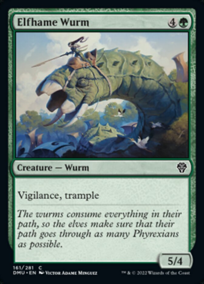 Elfhame Wurm [Dominaria United] | Mega City Incorporated