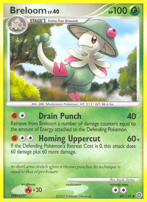 Breloom (45/132) [Diamond & Pearl: Secret Wonders] | Mega City Incorporated