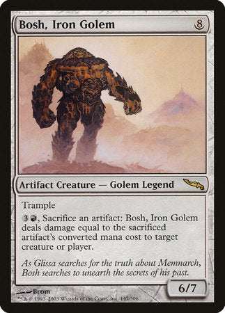 Bosh, Iron Golem [Mirrodin] | Mega City Incorporated