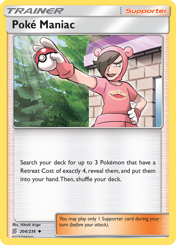 Poke Maniac (204/236) [Sun & Moon: Unified Minds] | Mega City Incorporated