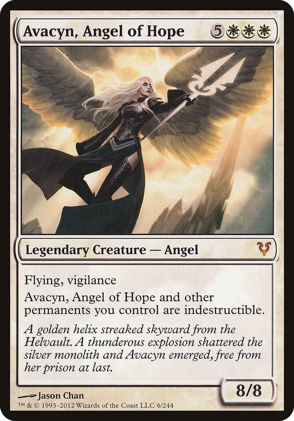 Avacyn, Angel of Hope (Oversized) [Open the Helvault] | Mega City Incorporated