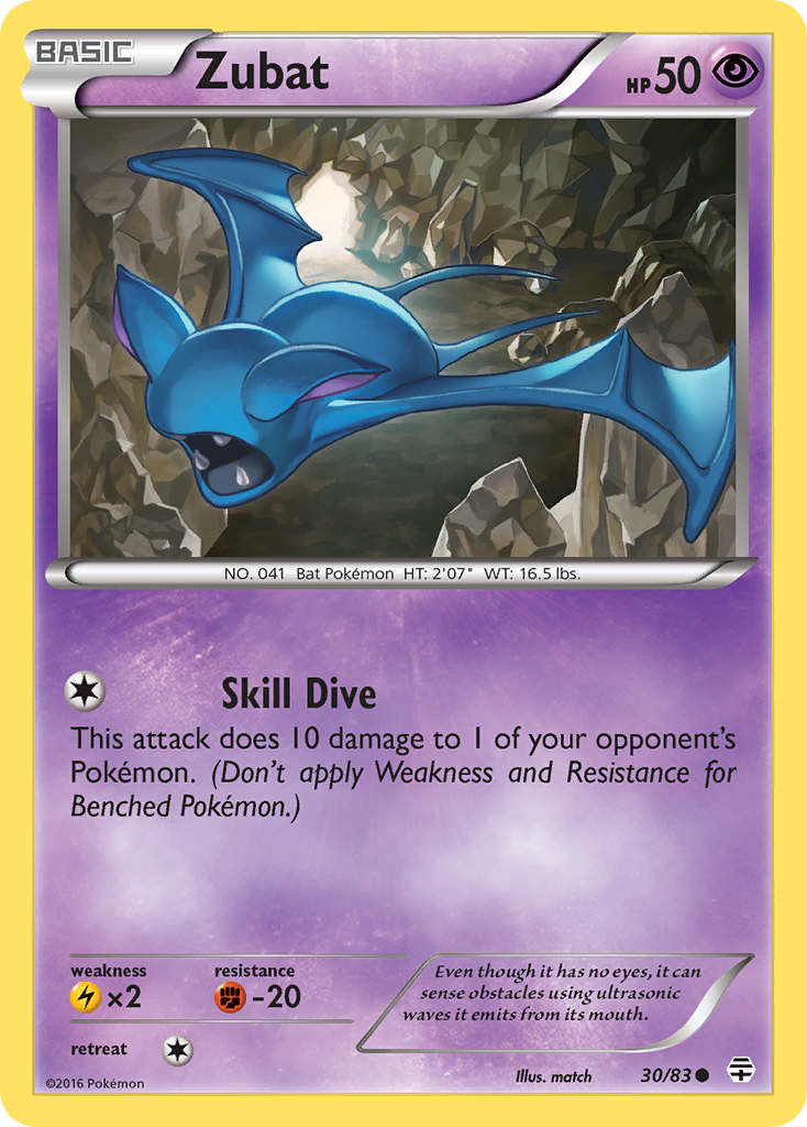 Zubat (30/83) [XY: Generations] | Mega City Incorporated