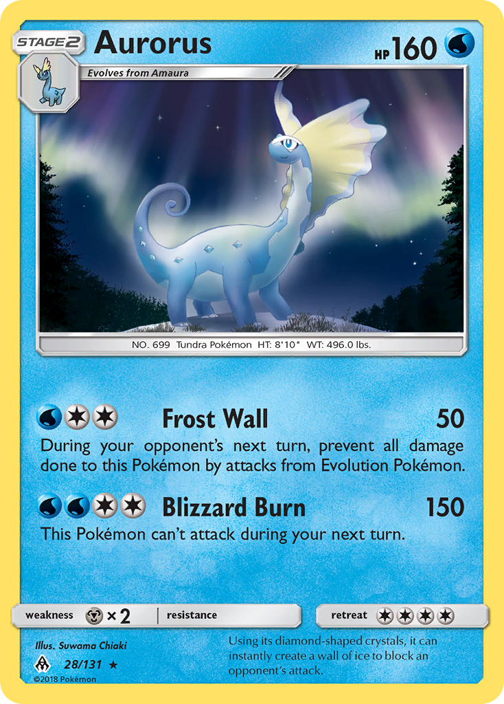 Aurorus (28/131) [Sun & Moon: Forbidden Light] | Mega City Incorporated