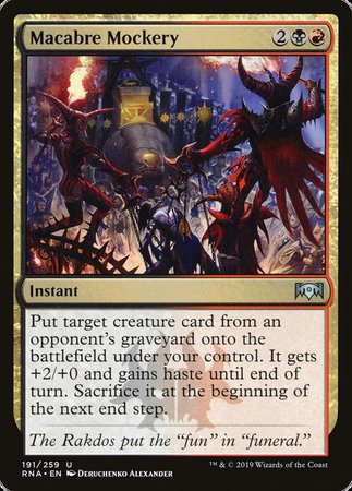 Macabre Mockery [Ravnica Allegiance] | Mega City Incorporated