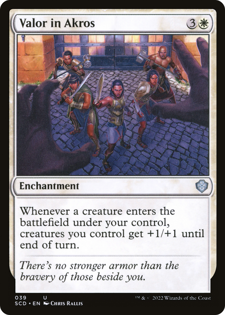 Valor in Akros [Starter Commander Decks] | Mega City Incorporated