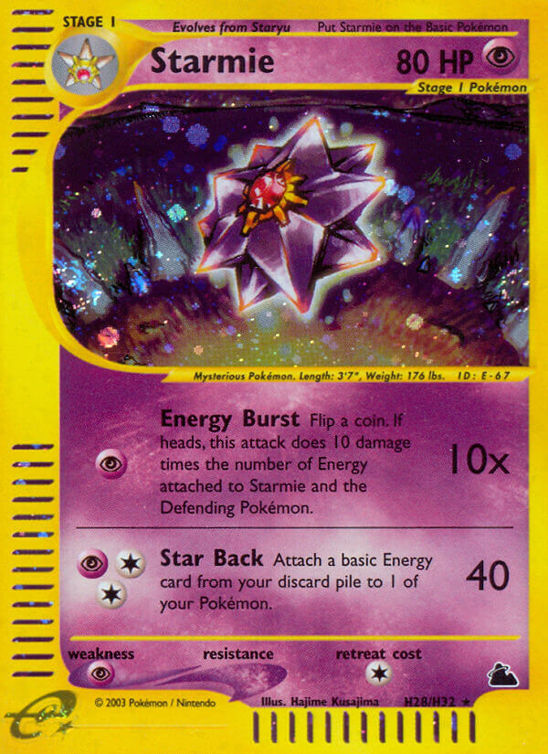 Starmie (H28/H32) [Skyridge] | Mega City Incorporated