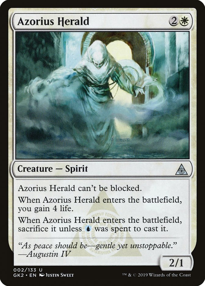 Azorius Herald [Ravnica Allegiance Guild Kit] | Mega City Incorporated