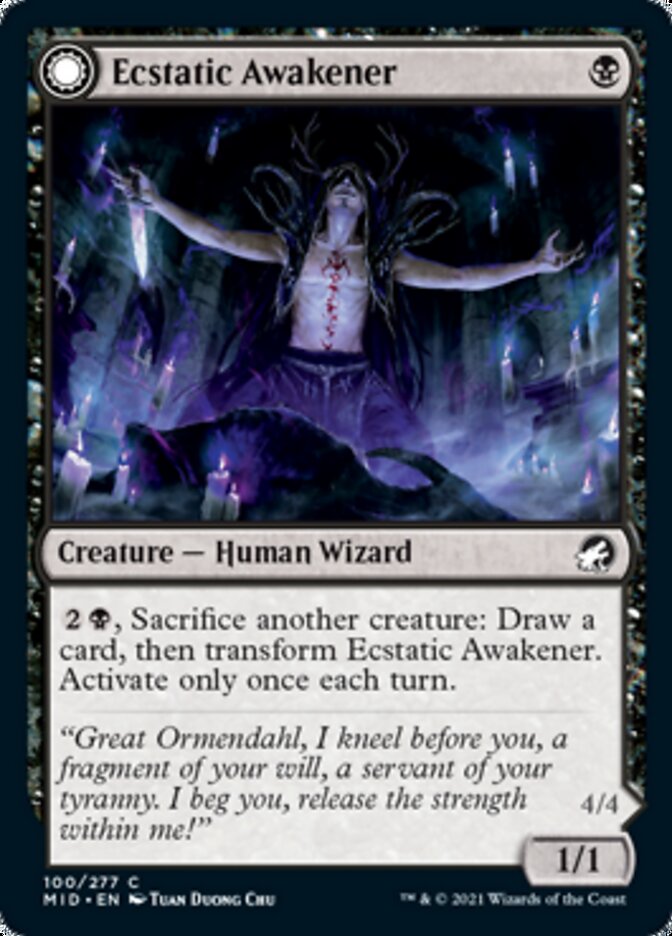 Ecstatic Awakener // Awoken Demon [Innistrad: Midnight Hunt] | Mega City Incorporated