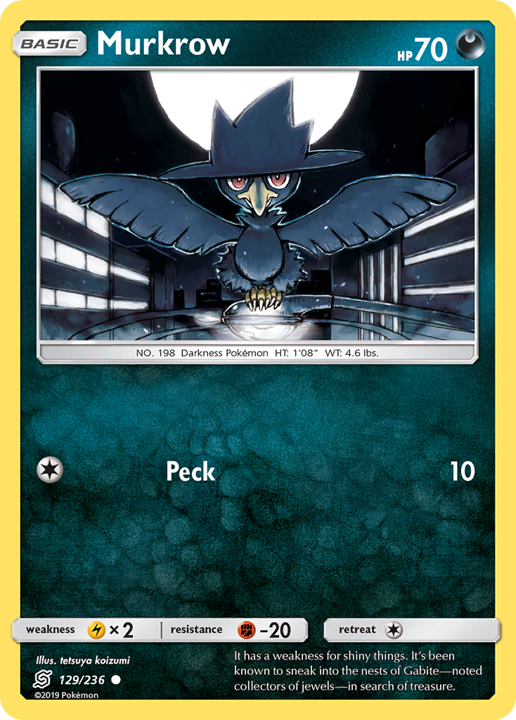 Murkrow (129/236) [Sun & Moon: Unified Minds] | Mega City Incorporated