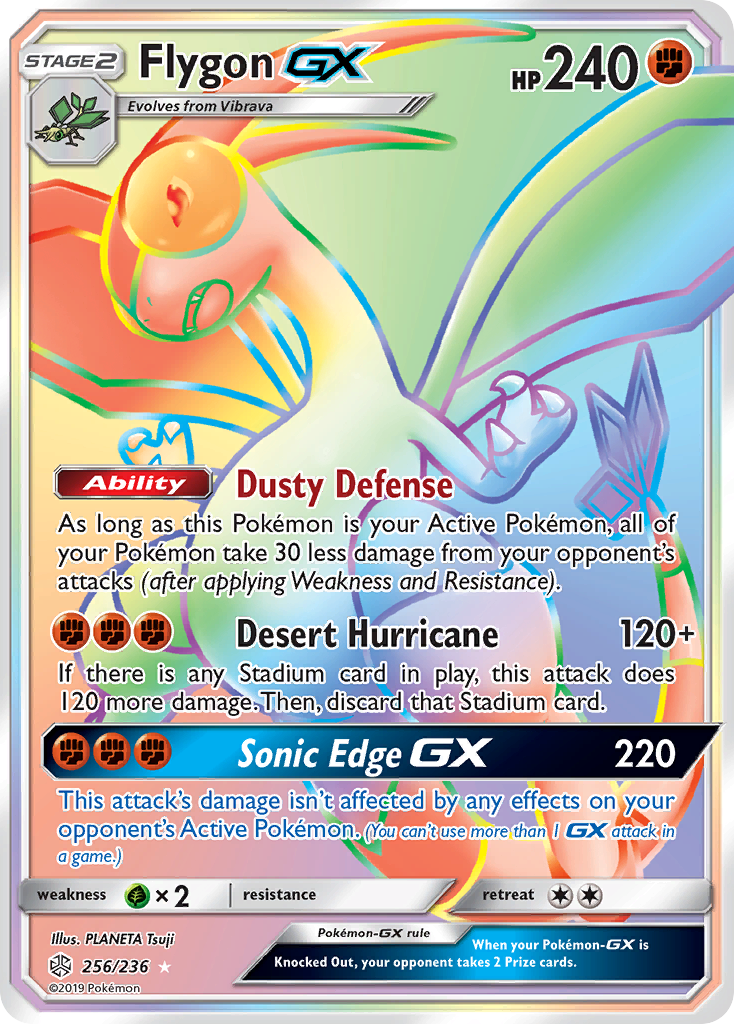 Flygon GX (256/236) [Sun & Moon: Cosmic Eclipse] | Mega City Incorporated