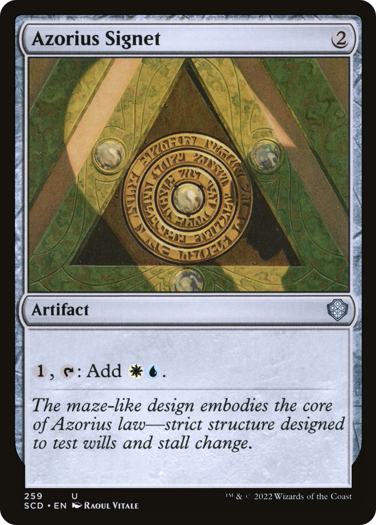 Azorius Signet [Starter Commander Decks] | Mega City Incorporated