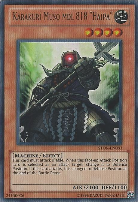 Karakuri Muso mdl 818 "Haipa" [STOR-EN083] Ultra Rare | Mega City Incorporated