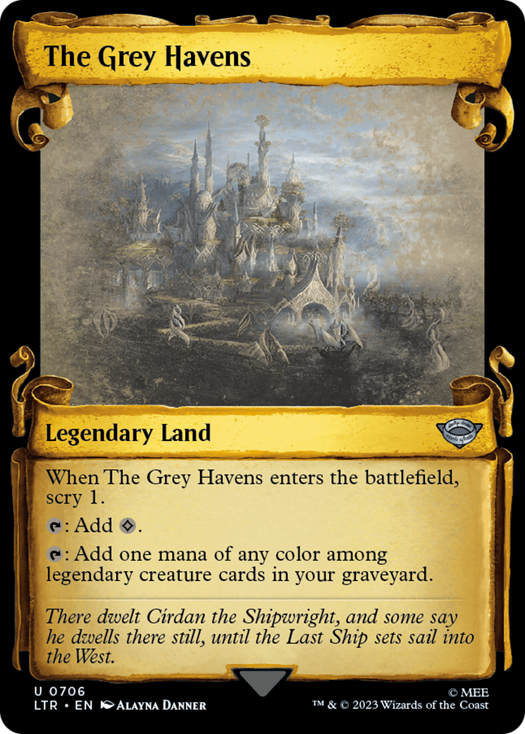 The Grey Havens [The Lord of the Rings: Tales of Middle-Earth Showcase Scrolls] | Mega City Incorporated