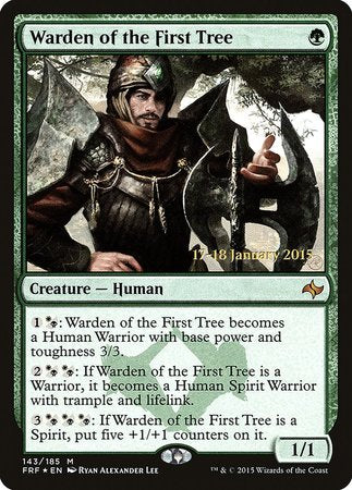 Warden of the First Tree [Fate Reforged Promos] | Mega City Incorporated