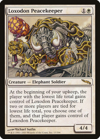 Loxodon Peacekeeper [Mirrodin] | Mega City Incorporated